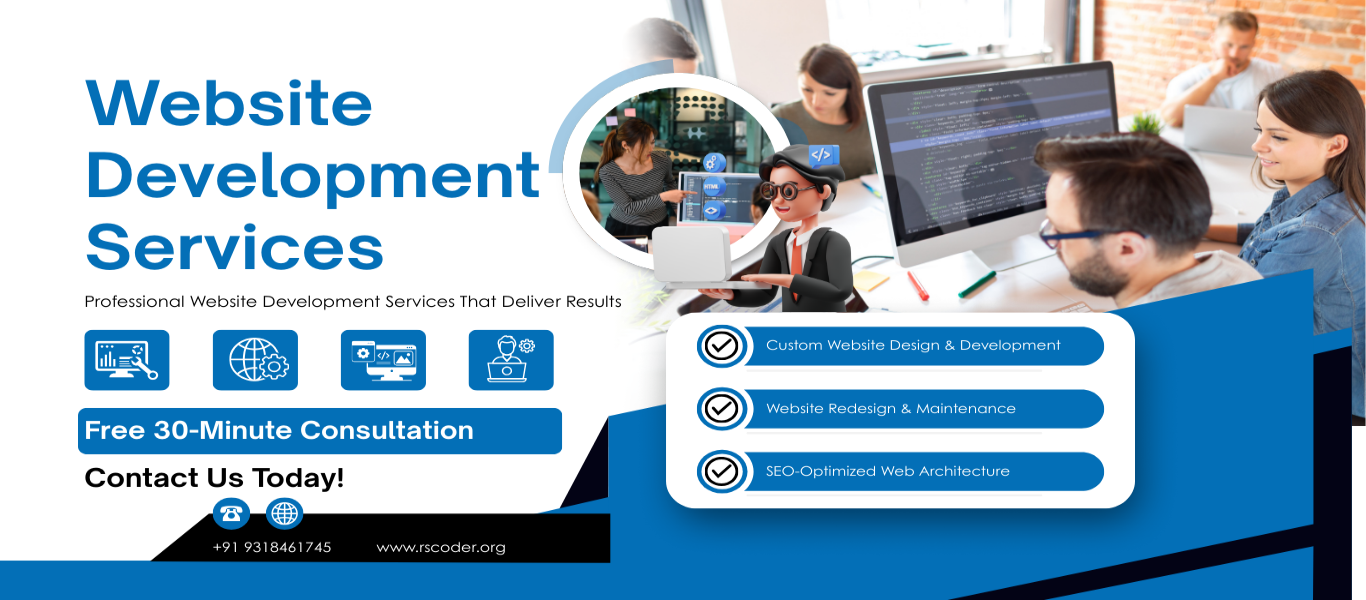 Professional Web Development Company in Dwarka, Janakpuri & Uttam Nagar - Website & App Development Services