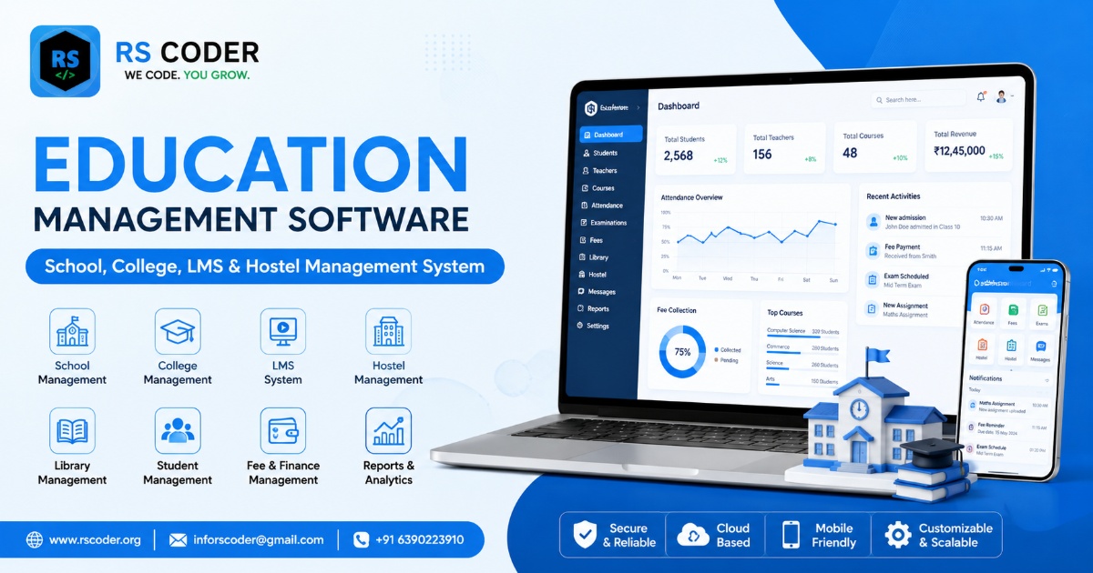 Education Management Software: School, College, LMS & Hostel Management System