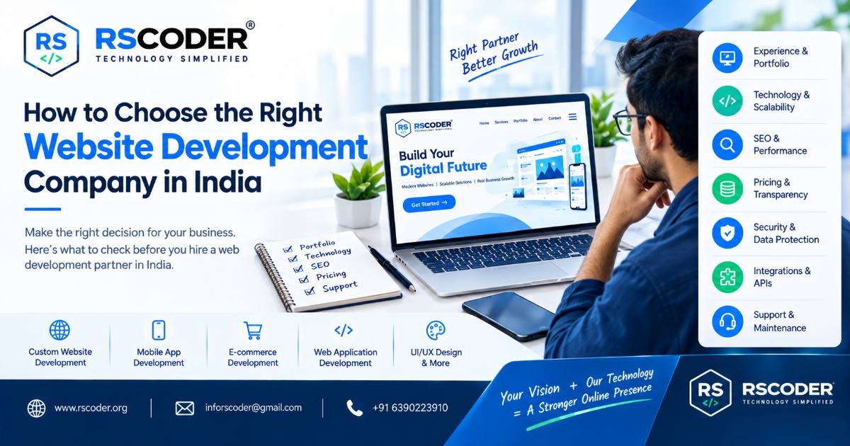 How to Choose the Right Website Development Company in India