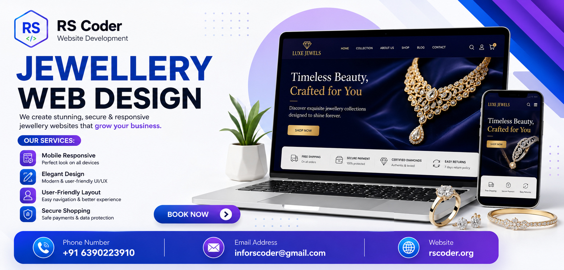 Jewellery Web Design
