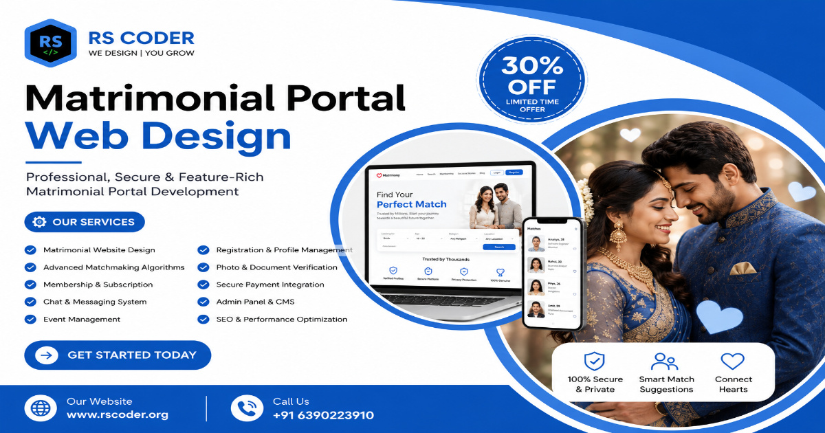 Matrimonial Portal Web Design