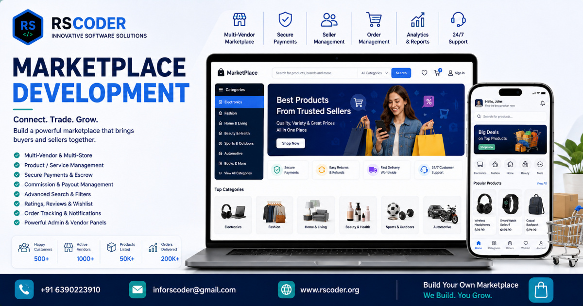 Marketplace web design