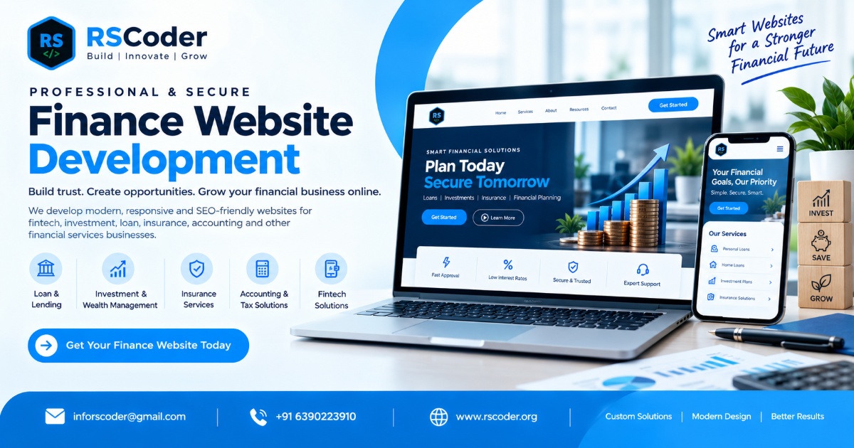 Finance Website design