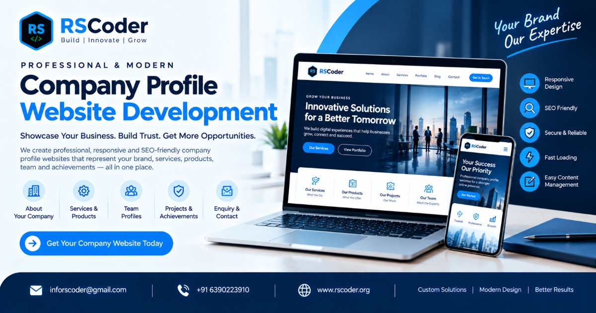 Company Profile Website design