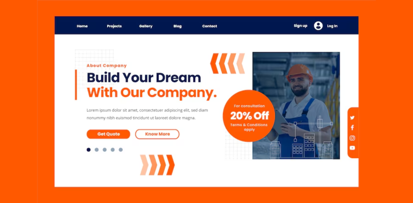 Construction Web Design