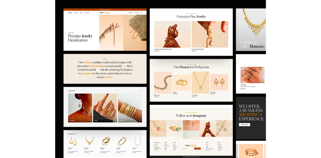 Jewellery Web Design