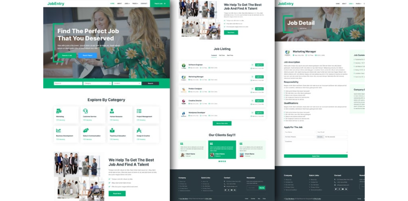 Job Portal Web Design