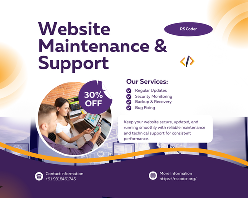 Website Maintenance and Support Services in Delhi NCR